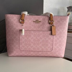 Coach Pink Powder Station Tote